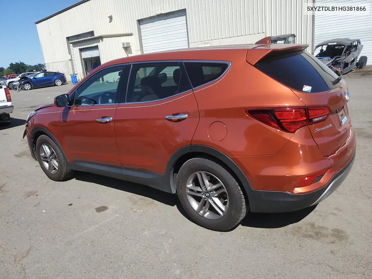 2017 Hyundai Santa Fe Sport VIN: 5XYZTDLB1HG381866 Lot: 62780915