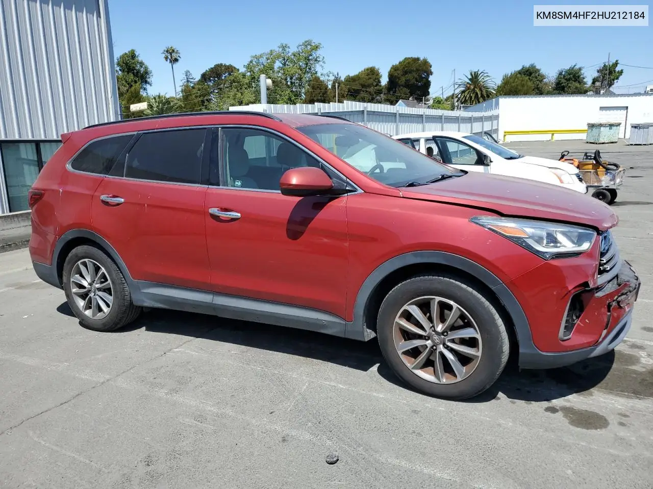 2017 Hyundai Santa Fe Se VIN: KM8SM4HF2HU212184 Lot: 62886465