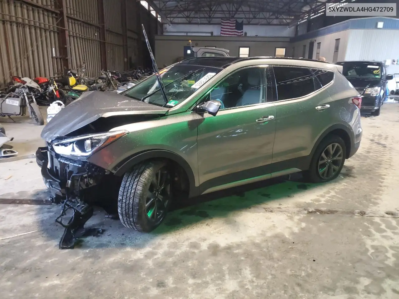 2017 Hyundai Santa Fe Sport VIN: 5XYZWDLA4HG472709 Lot: 62913285