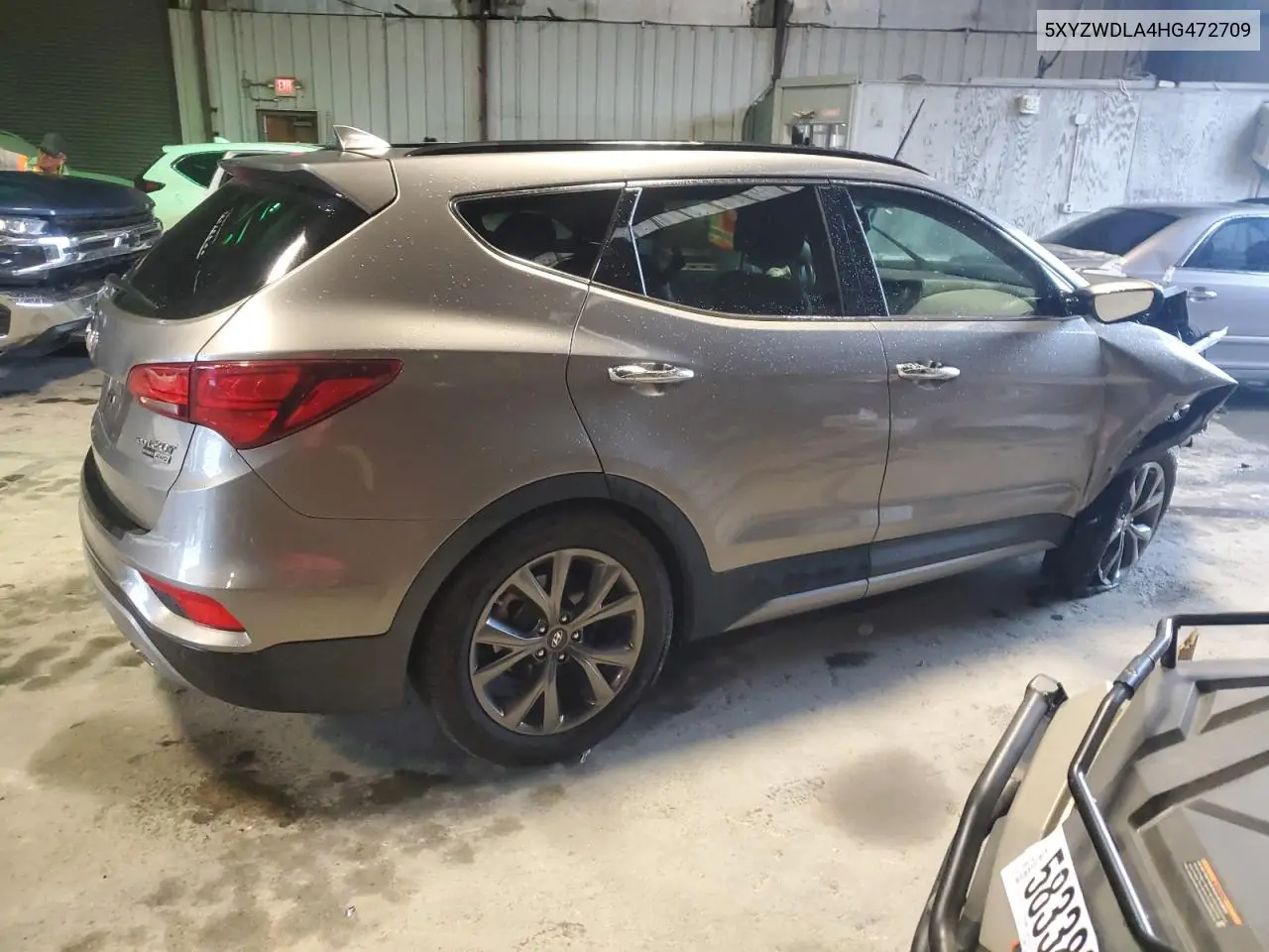 2017 Hyundai Santa Fe Sport VIN: 5XYZWDLA4HG472709 Lot: 62913285