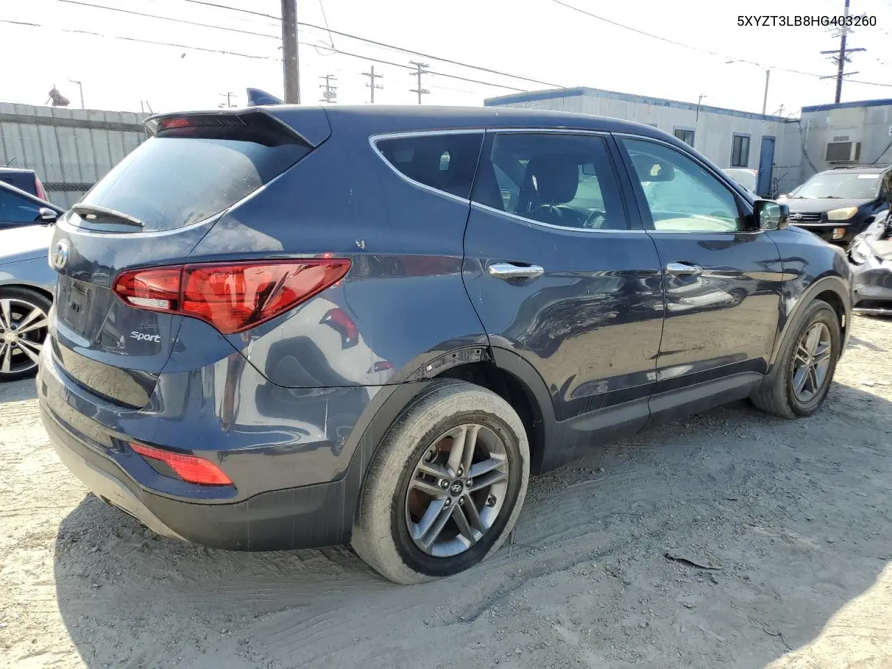 2017 Hyundai Santa Fe Sport VIN: 5XYZT3LB8HG403260 Lot: 62930555