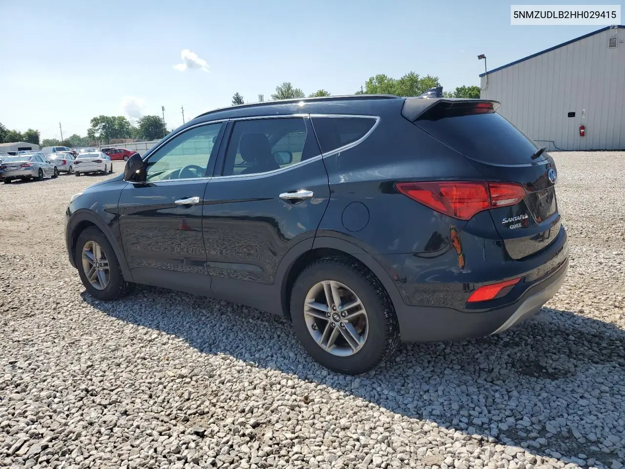2017 Hyundai Santa Fe Sport VIN: 5NMZUDLB2HH029415 Lot: 63006765
