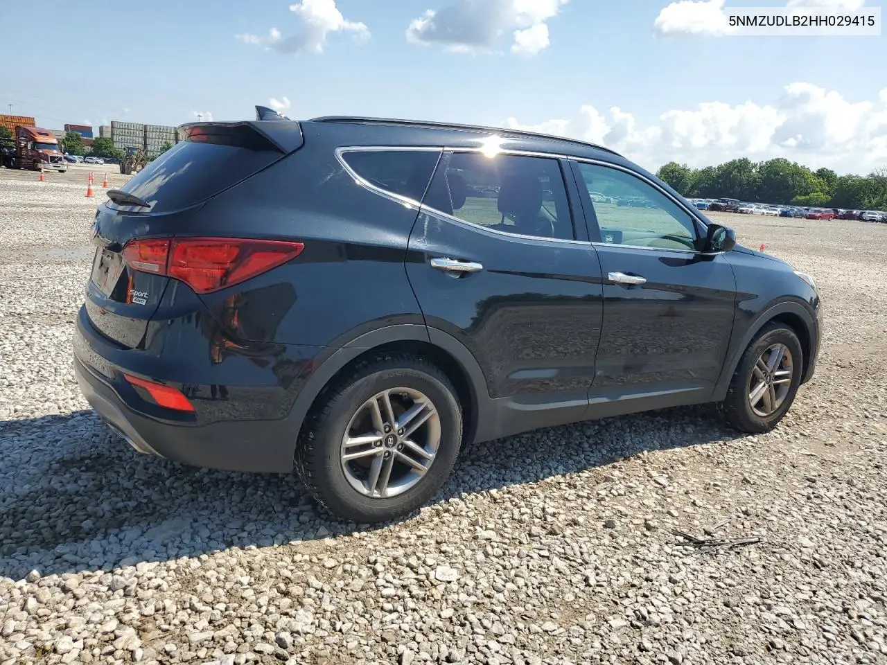 2017 Hyundai Santa Fe Sport VIN: 5NMZUDLB2HH029415 Lot: 63006765