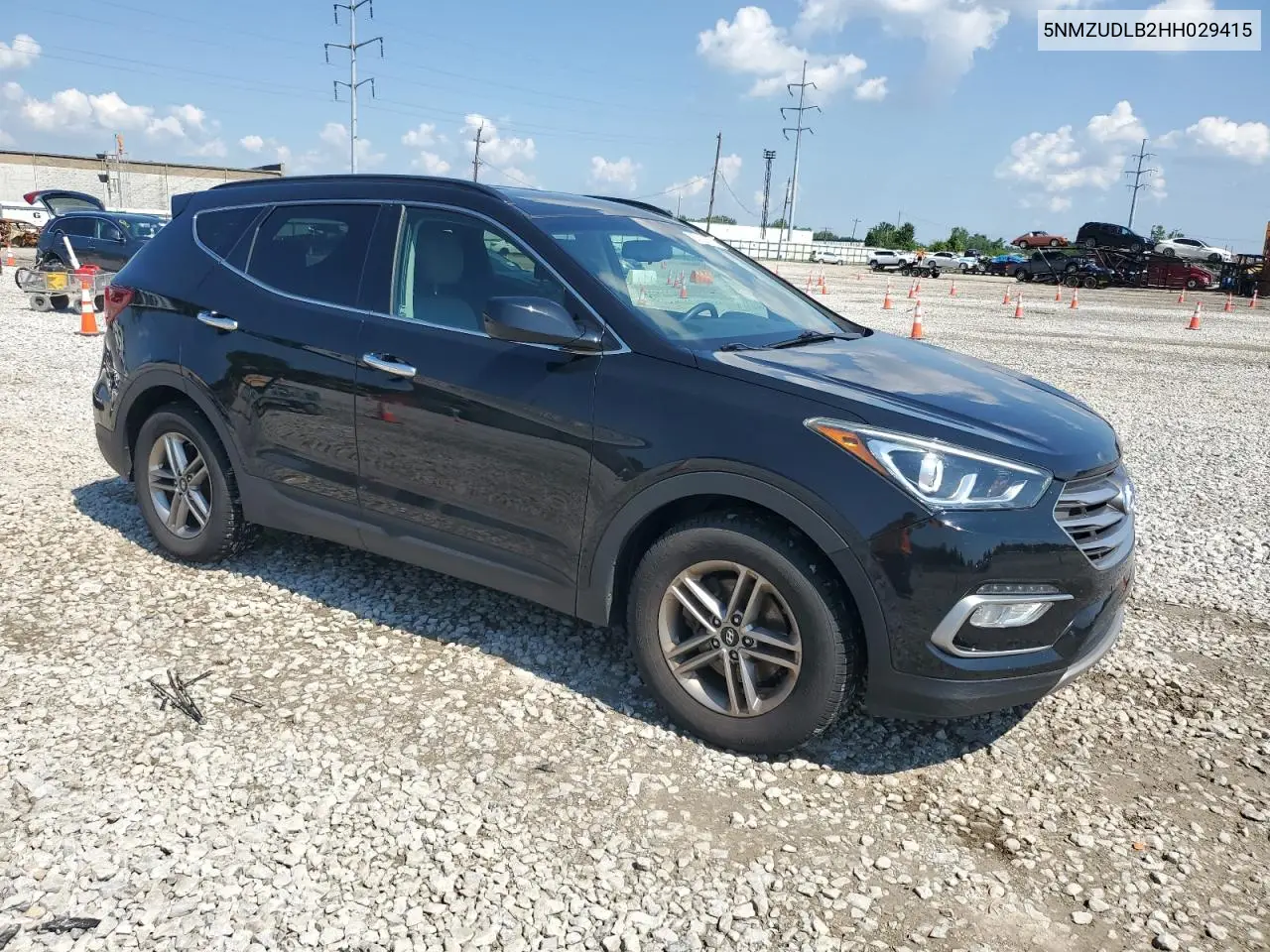 2017 Hyundai Santa Fe Sport VIN: 5NMZUDLB2HH029415 Lot: 63006765