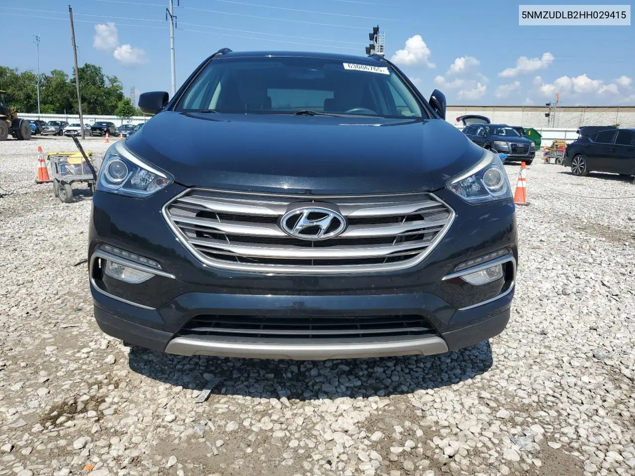 2017 Hyundai Santa Fe Sport VIN: 5NMZUDLB2HH029415 Lot: 63006765
