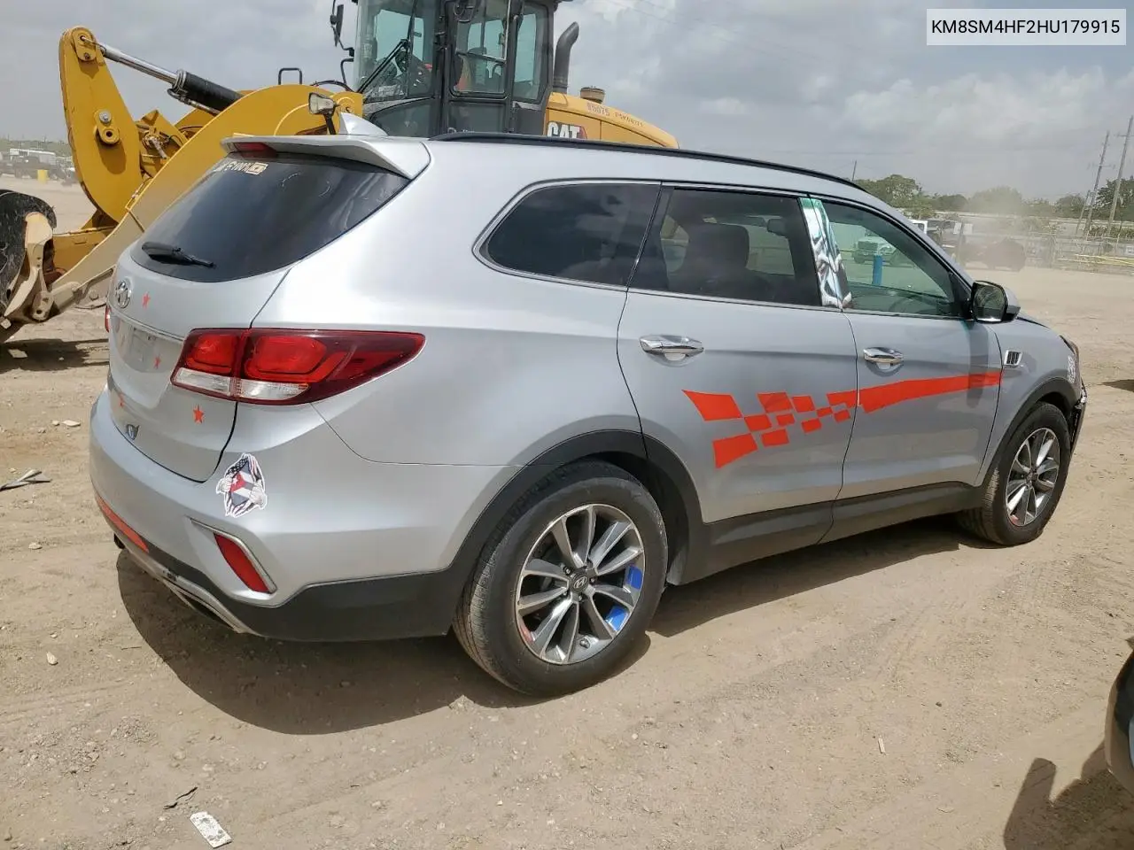 2017 Hyundai Santa Fe Se VIN: KM8SM4HF2HU179915 Lot: 63107485