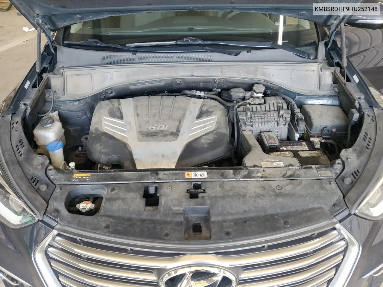 2017 Hyundai Santa Fe Se Ultimate VIN: KM8SRDHF9HU252148 Lot: 63184605