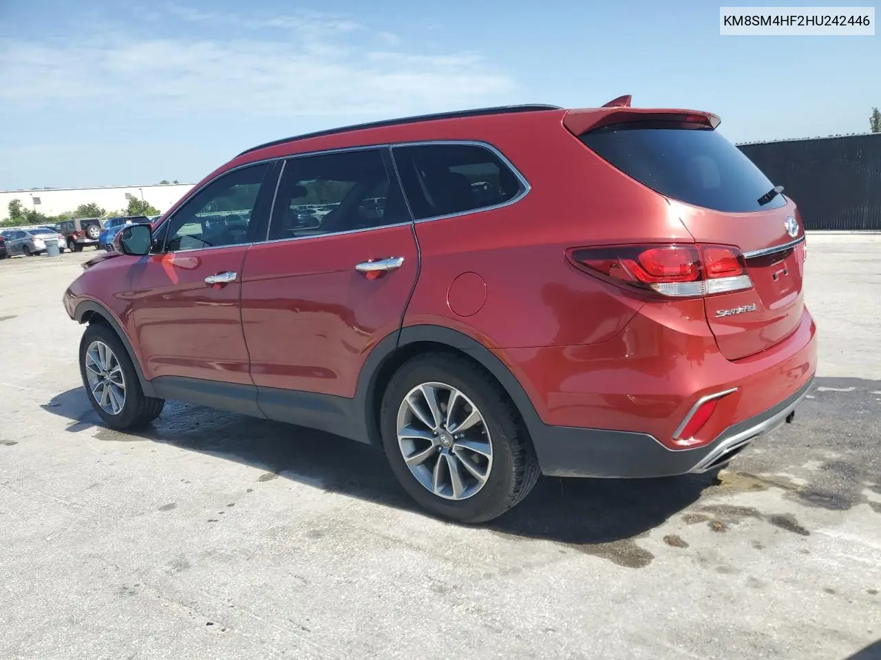 2017 Hyundai Santa Fe Se VIN: KM8SM4HF2HU242446 Lot: 63252685