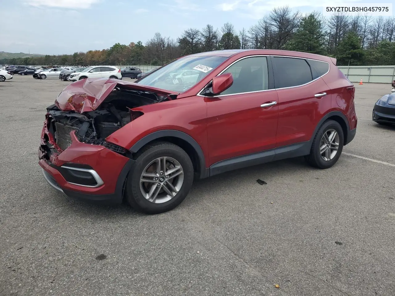 2017 Hyundai Santa Fe Sport VIN: 5XYZTDLB3HG457975 Lot: 63444715