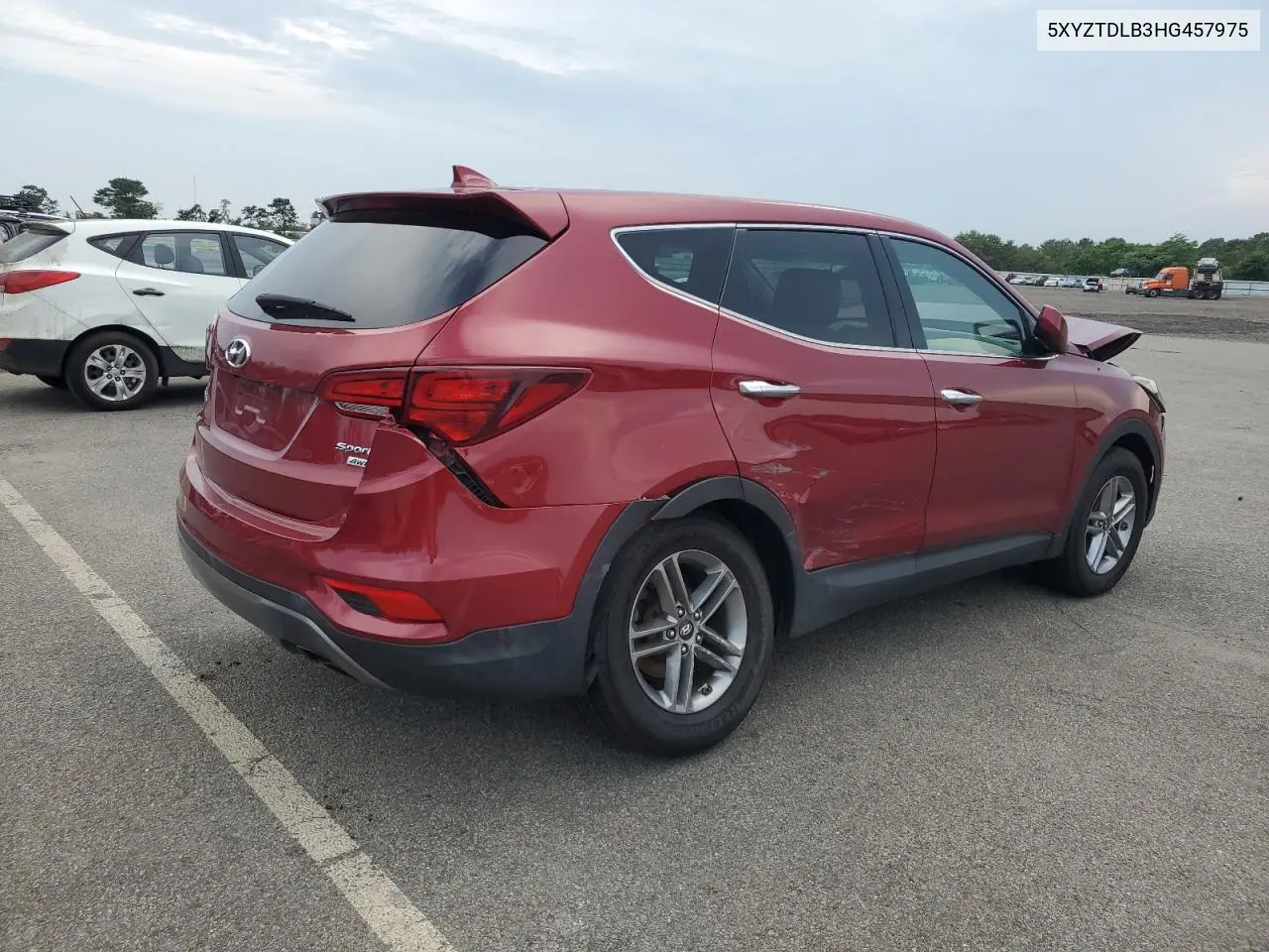 2017 Hyundai Santa Fe Sport VIN: 5XYZTDLB3HG457975 Lot: 63444715