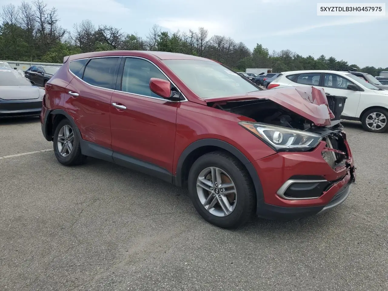 2017 Hyundai Santa Fe Sport VIN: 5XYZTDLB3HG457975 Lot: 63444715