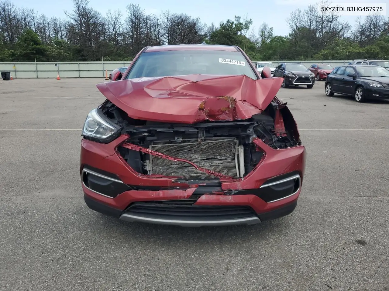 2017 Hyundai Santa Fe Sport VIN: 5XYZTDLB3HG457975 Lot: 63444715