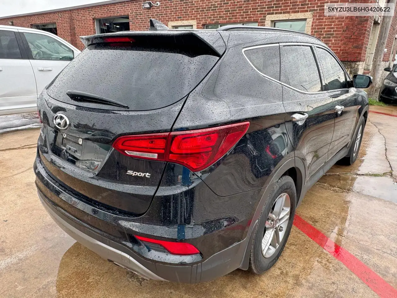 2017 Hyundai Santa Fe Sport VIN: 5XYZU3LB6HG420622 Lot: 63932465