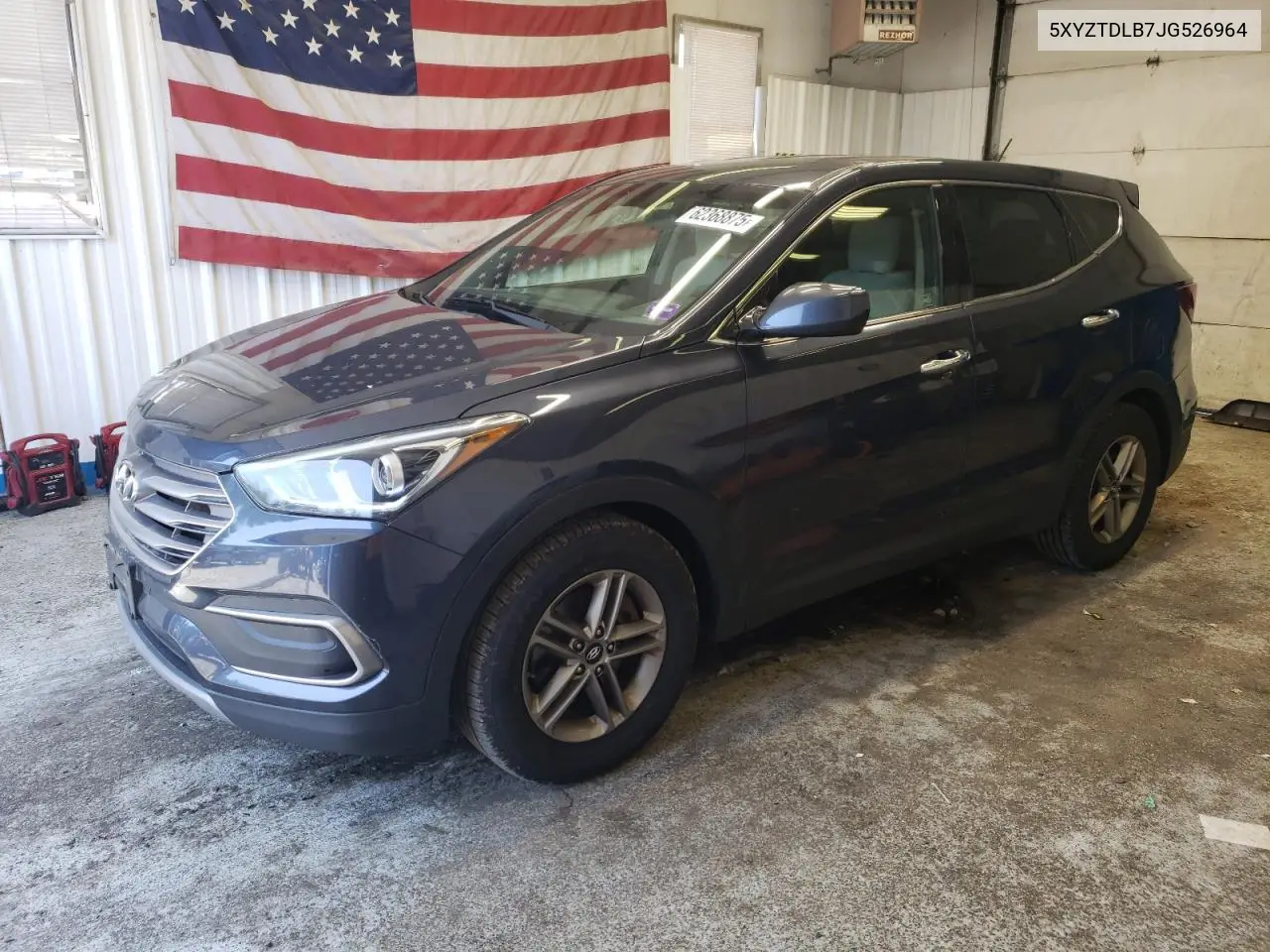 2018 Hyundai Santa Fe Sport VIN: 5XYZTDLB7JG526964 Lot: 62368875