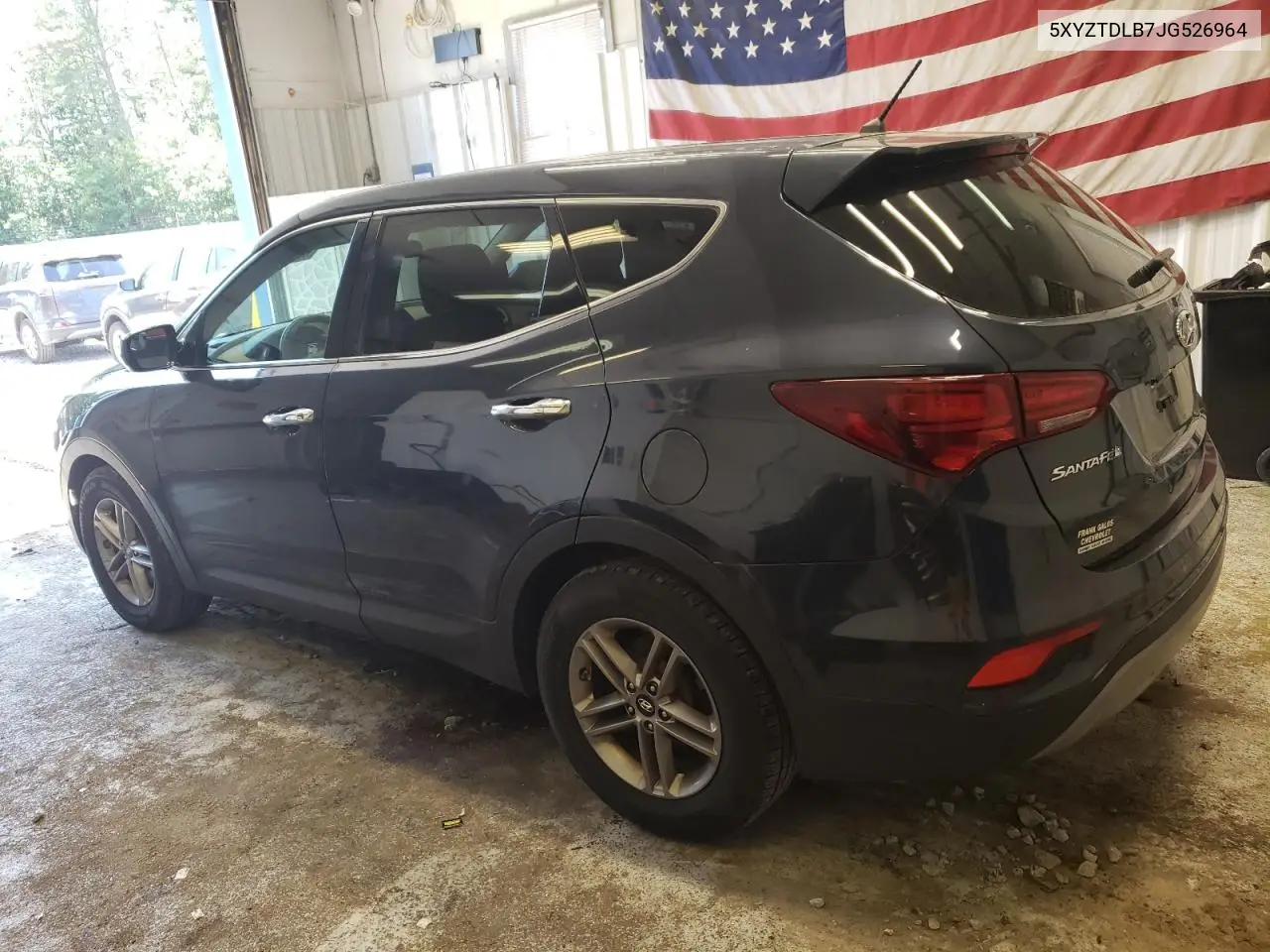 2018 Hyundai Santa Fe Sport VIN: 5XYZTDLB7JG526964 Lot: 62368875