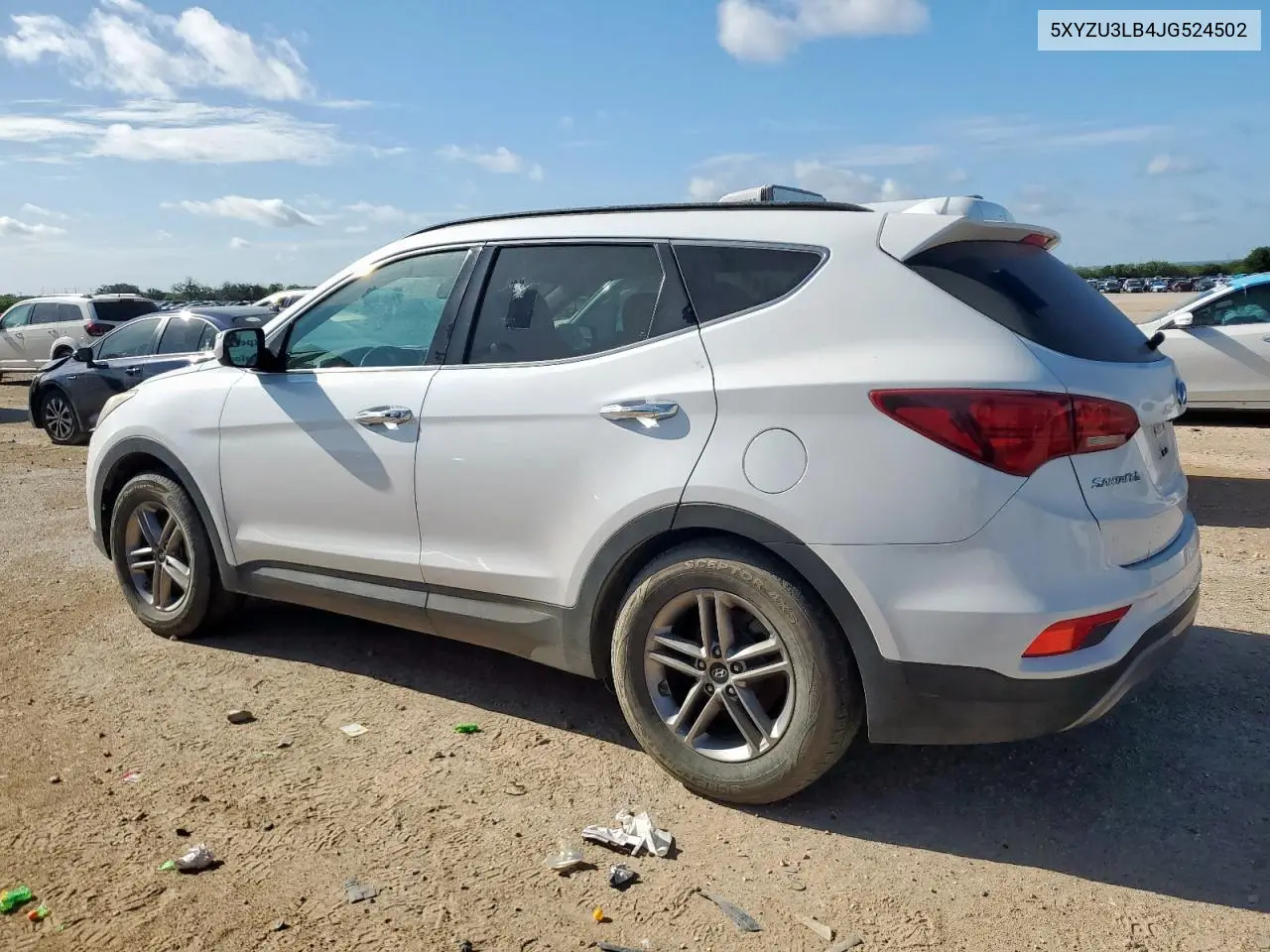 2018 Hyundai Santa Fe Sport VIN: 5XYZU3LB4JG524502 Lot: 62901295
