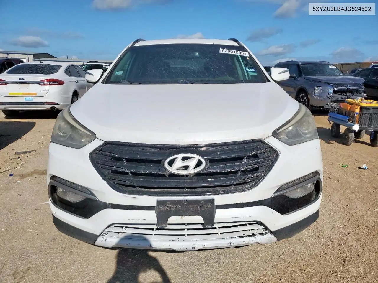 2018 Hyundai Santa Fe Sport VIN: 5XYZU3LB4JG524502 Lot: 62901295
