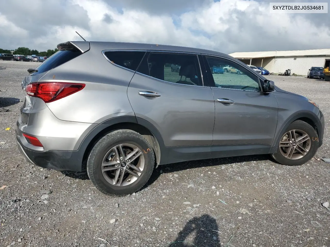 2018 Hyundai Santa Fe Sport VIN: 5XYZTDLB2JG534681 Lot: 63155015