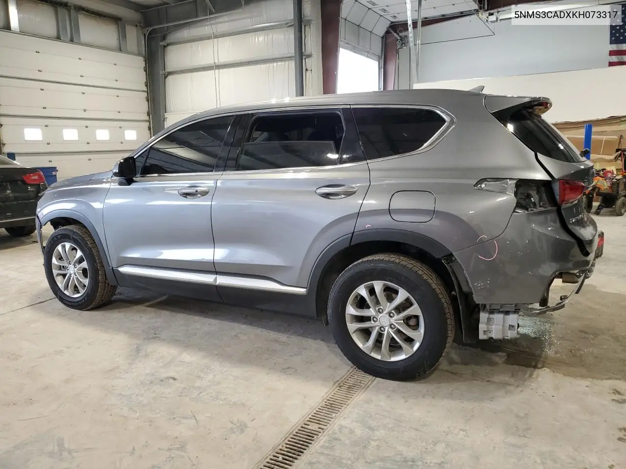 2019 Hyundai Santa Fe Sel VIN: 5NMS3CADXKH073317 Lot: 47591455