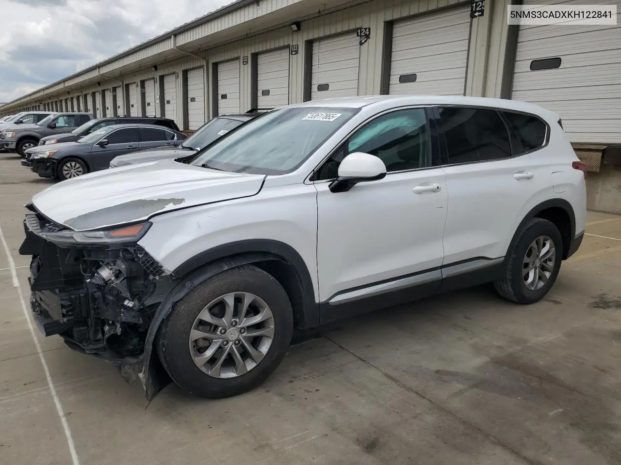 2019 Hyundai Santa Fe Sel VIN: 5NMS3CADXKH122841 Lot: 53617865
