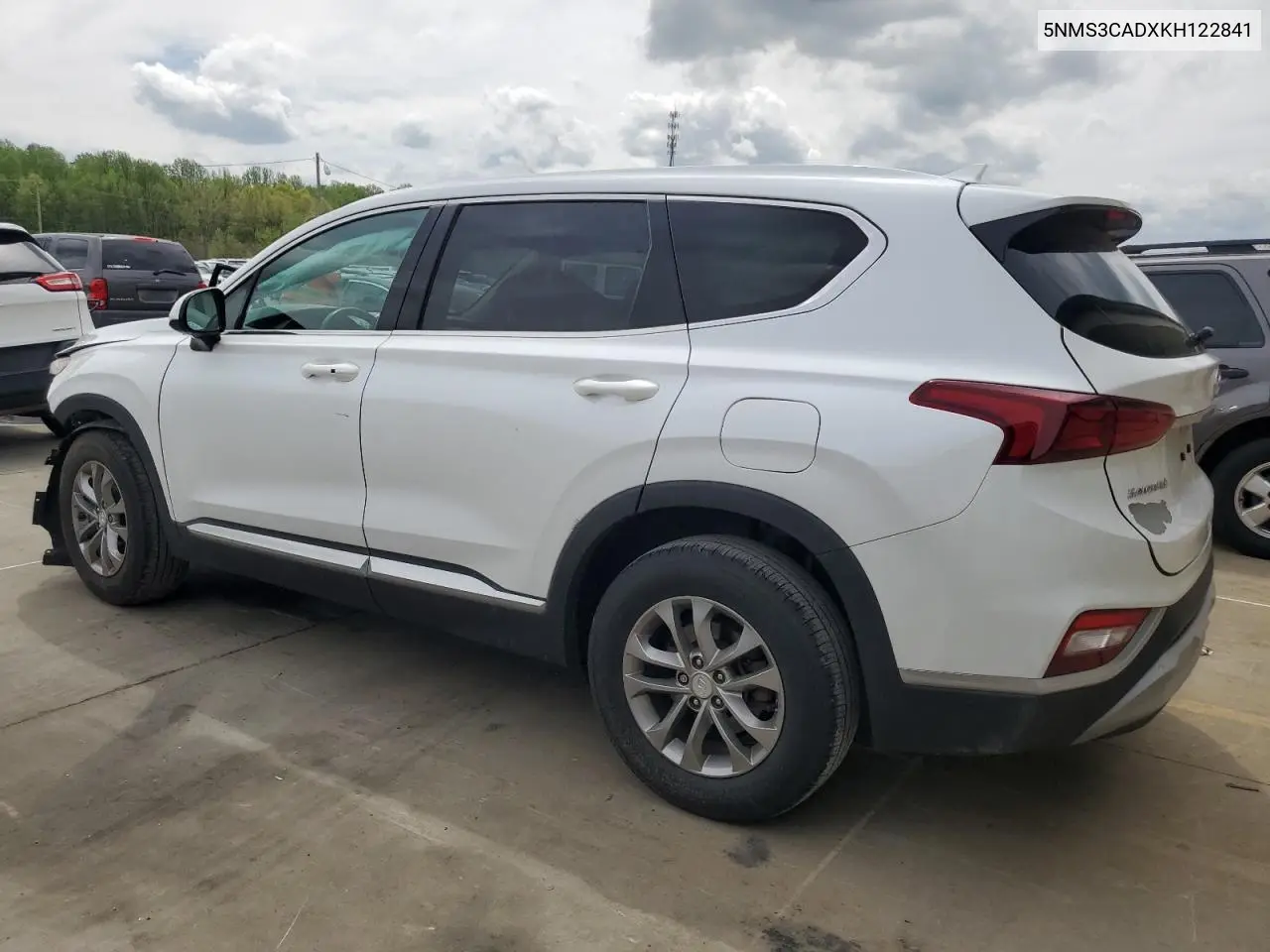 2019 Hyundai Santa Fe Sel VIN: 5NMS3CADXKH122841 Lot: 53617865