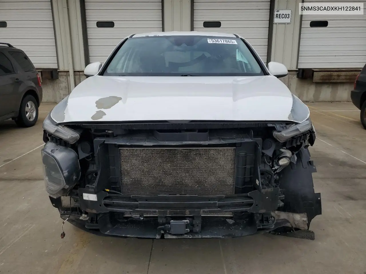 2019 Hyundai Santa Fe Sel VIN: 5NMS3CADXKH122841 Lot: 53617865