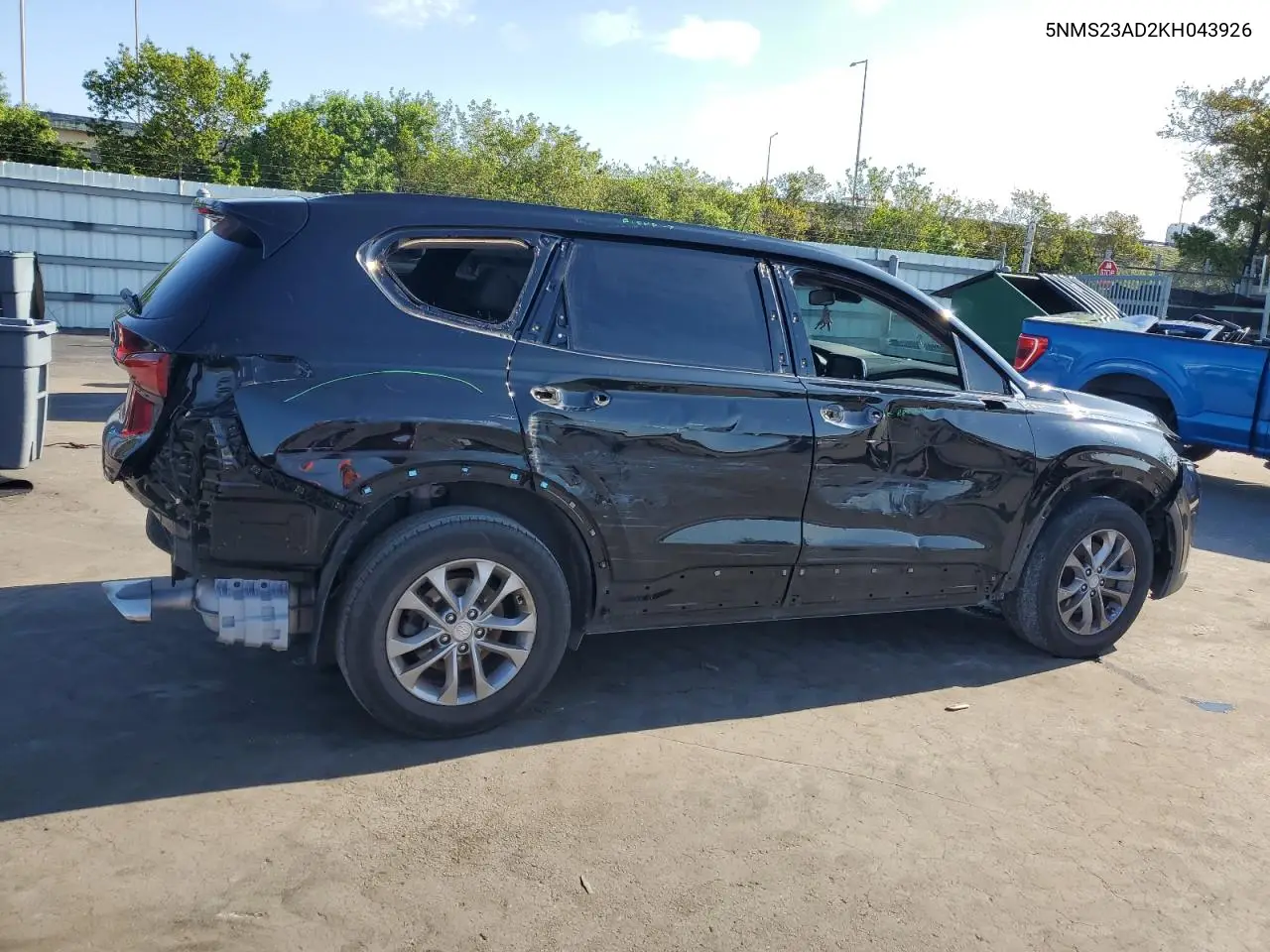 2019 Hyundai Santa Fe Se VIN: 5NMS23AD2KH043926 Lot: 56939305