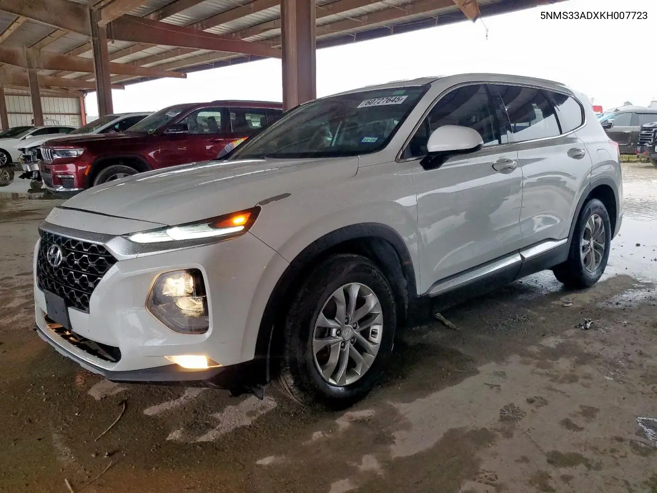 2019 Hyundai Santa Fe Sel VIN: 5NMS33ADXKH007723 Lot: 60727645