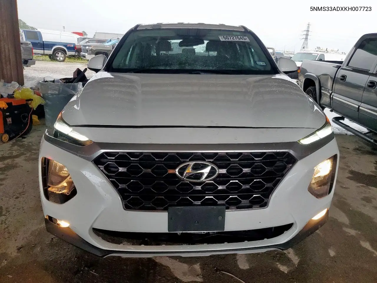 2019 Hyundai Santa Fe Sel VIN: 5NMS33ADXKH007723 Lot: 60727645