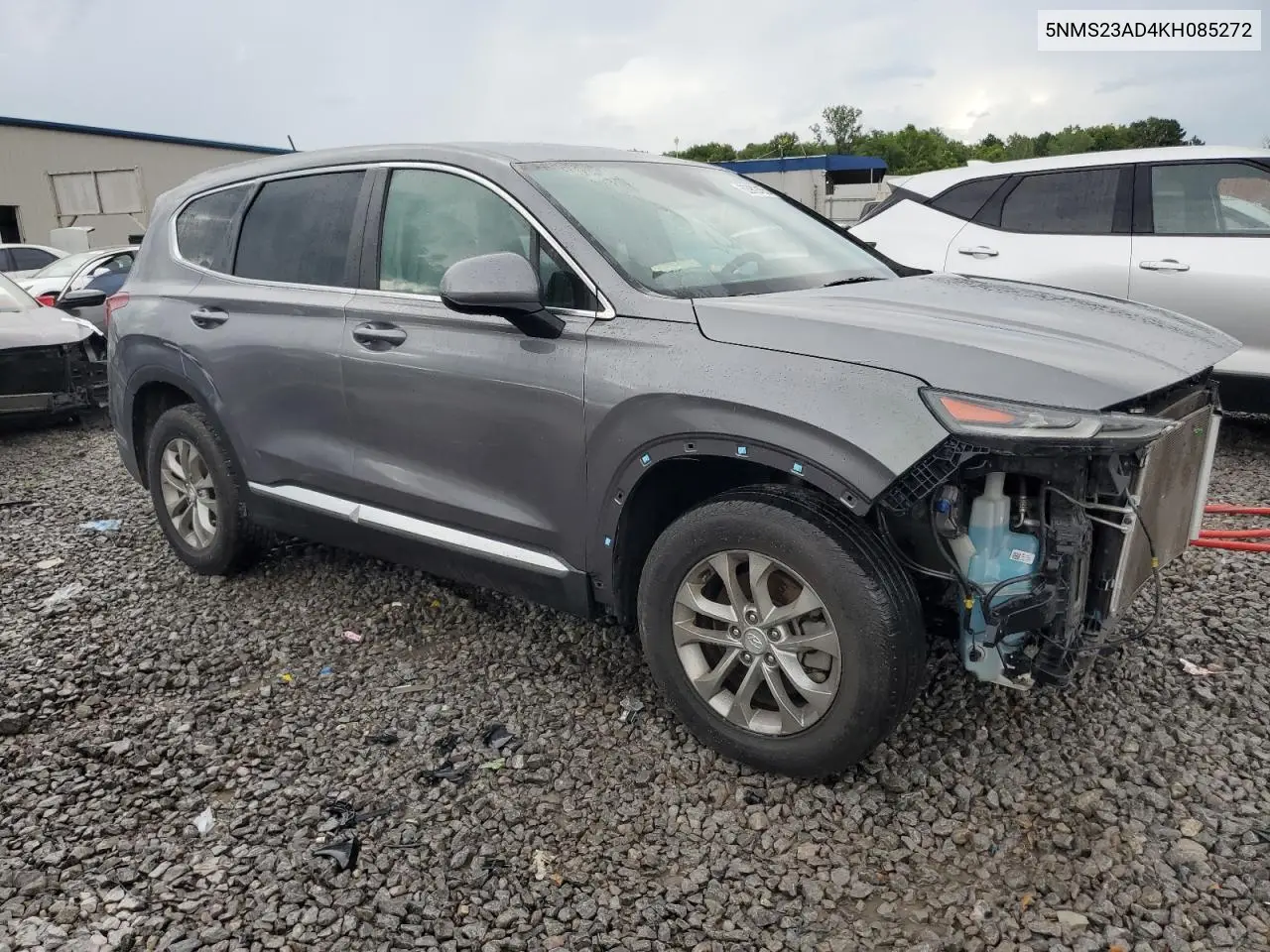 2019 Hyundai Santa Fe Se VIN: 5NMS23AD4KH085272 Lot: 62902455