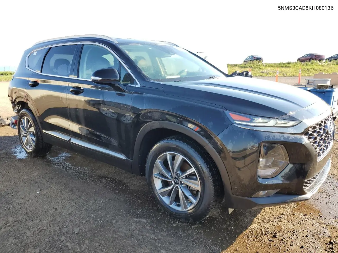 2019 Hyundai Santa Fe Sel VIN: 5NMS3CAD8KH080136 Lot: 63030515