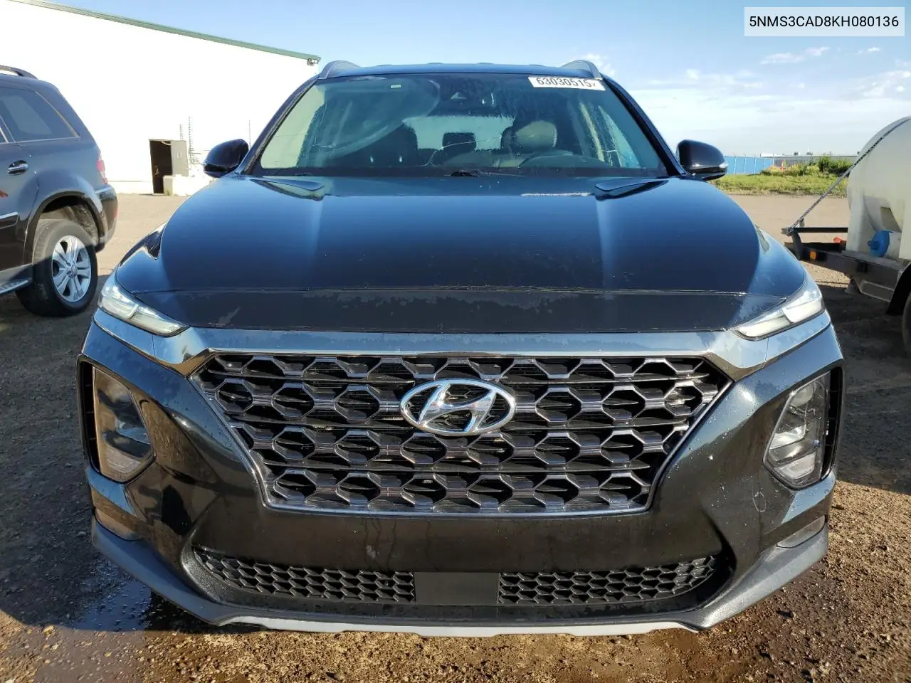 2019 Hyundai Santa Fe Sel VIN: 5NMS3CAD8KH080136 Lot: 63030515
