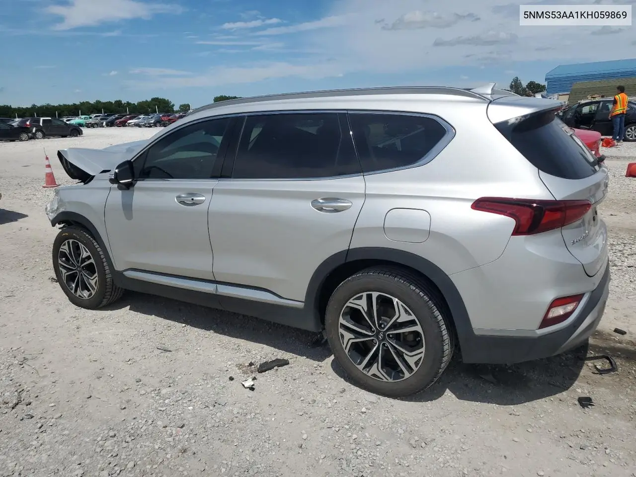 2019 Hyundai Santa Fe Limited VIN: 5NMS53AA1KH059869 Lot: 63037045