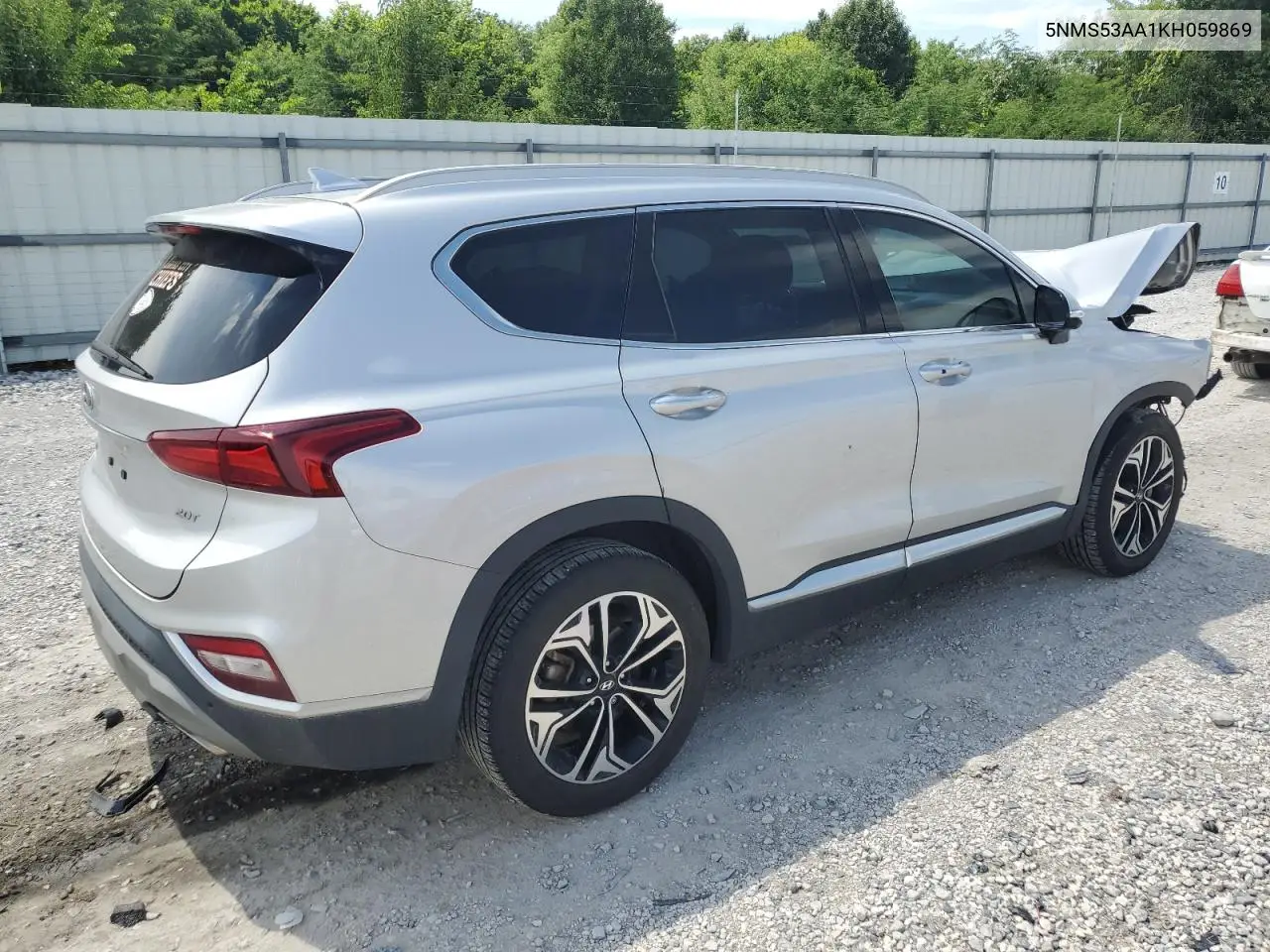2019 Hyundai Santa Fe Limited VIN: 5NMS53AA1KH059869 Lot: 63037045