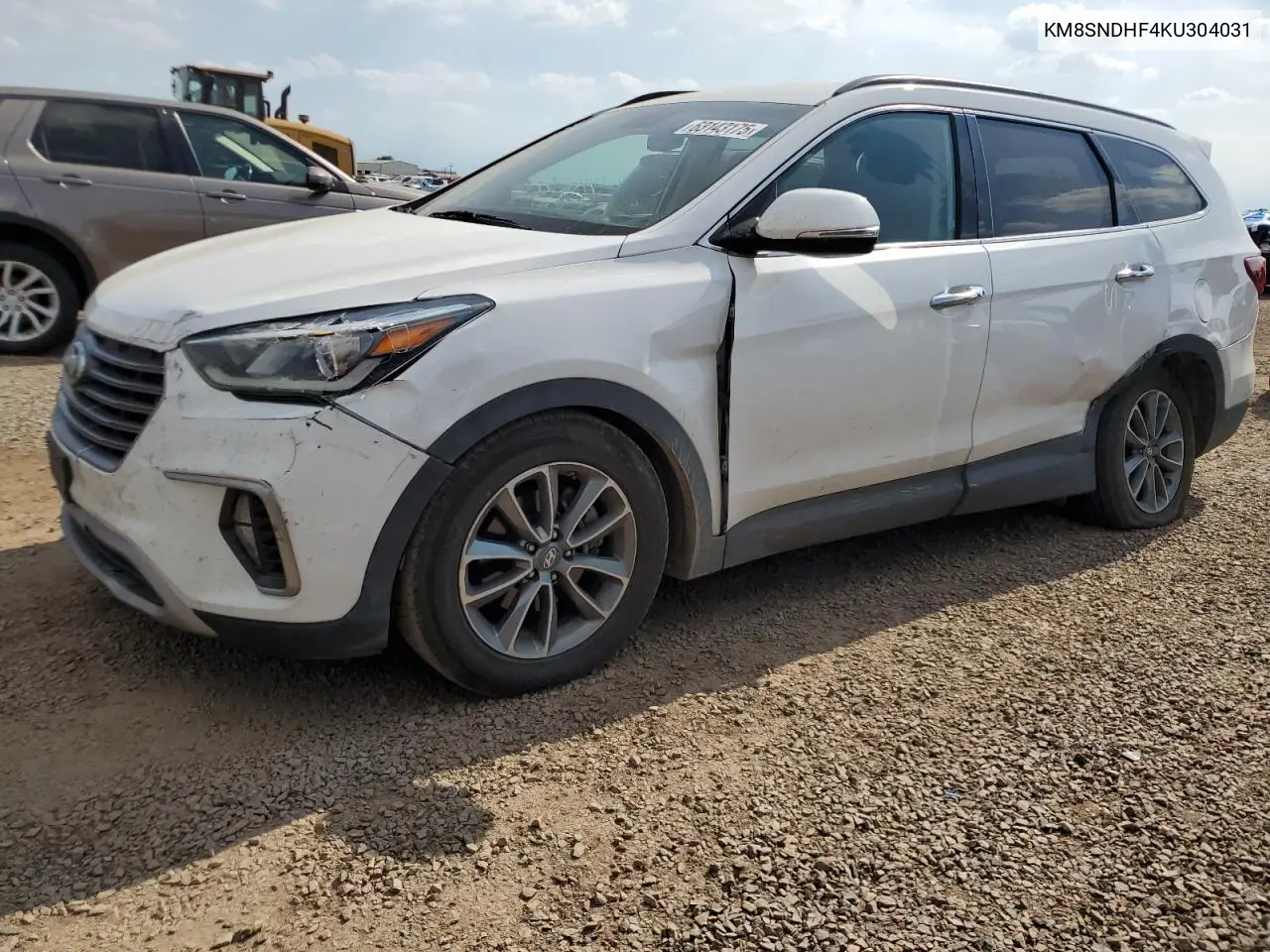 2019 Hyundai Santa Fe Xl Se VIN: KM8SNDHF4KU304031 Lot: 63143175