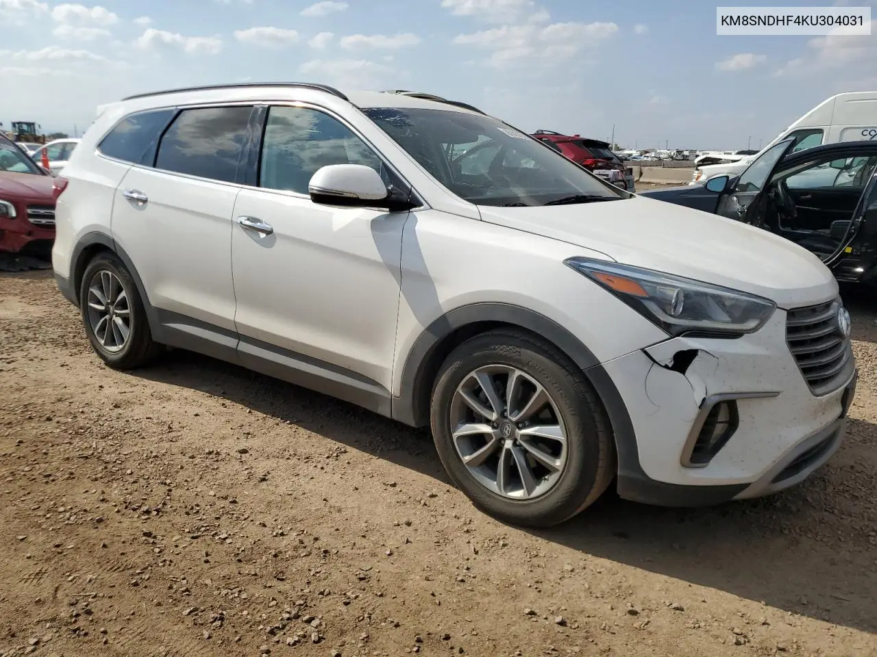 2019 Hyundai Santa Fe Xl Se VIN: KM8SNDHF4KU304031 Lot: 63143175