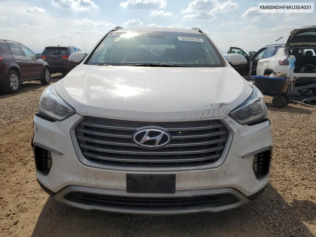 2019 Hyundai Santa Fe Xl Se VIN: KM8SNDHF4KU304031 Lot: 63143175