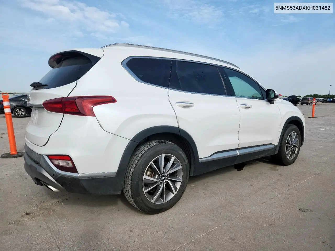2019 Hyundai Santa Fe Limited VIN: 5NMS53ADXKH031482 Lot: 63415545