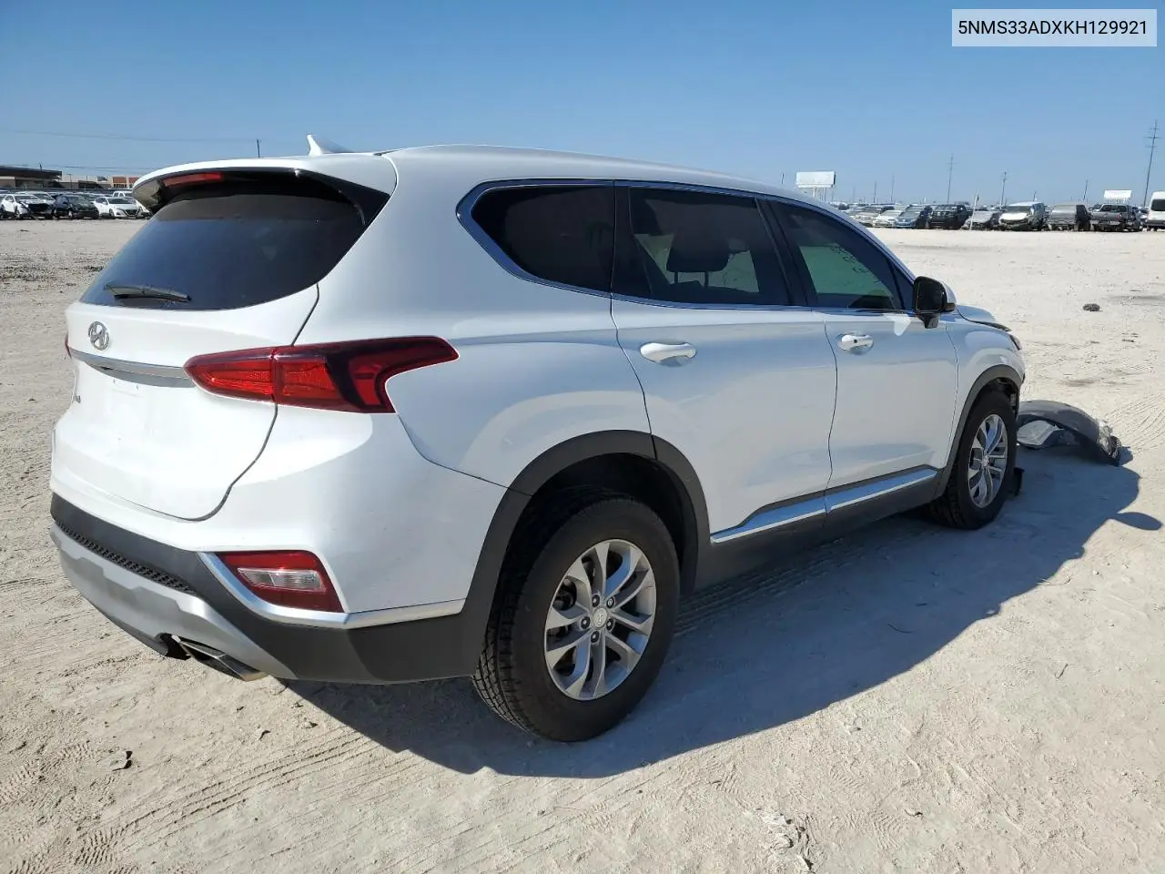 2019 Hyundai Santa Fe Sel VIN: 5NMS33ADXKH129921 Lot: 75740353