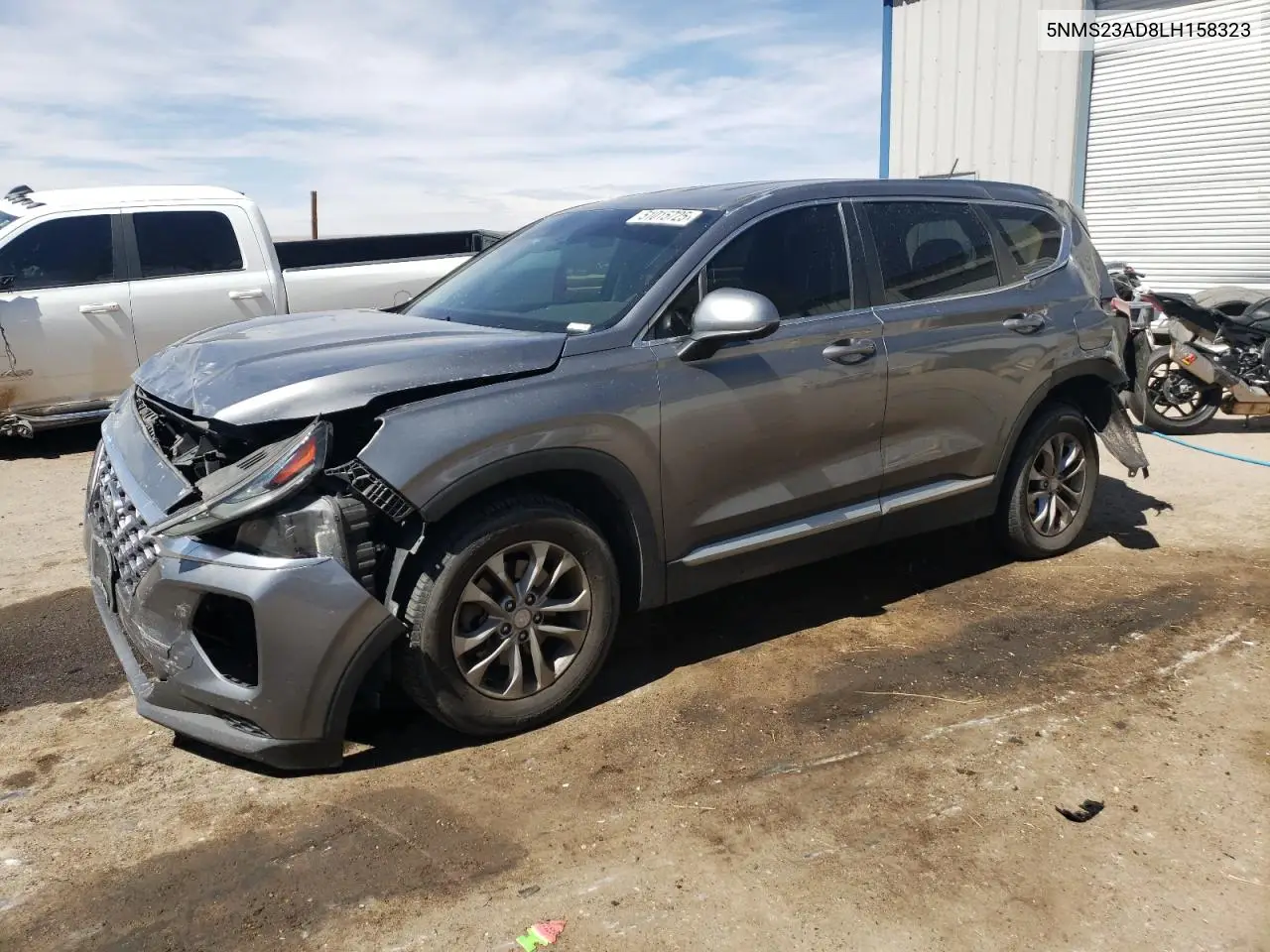 2020 Hyundai Santa Fe Se VIN: 5NMS23AD8LH158323 Lot: 51015725