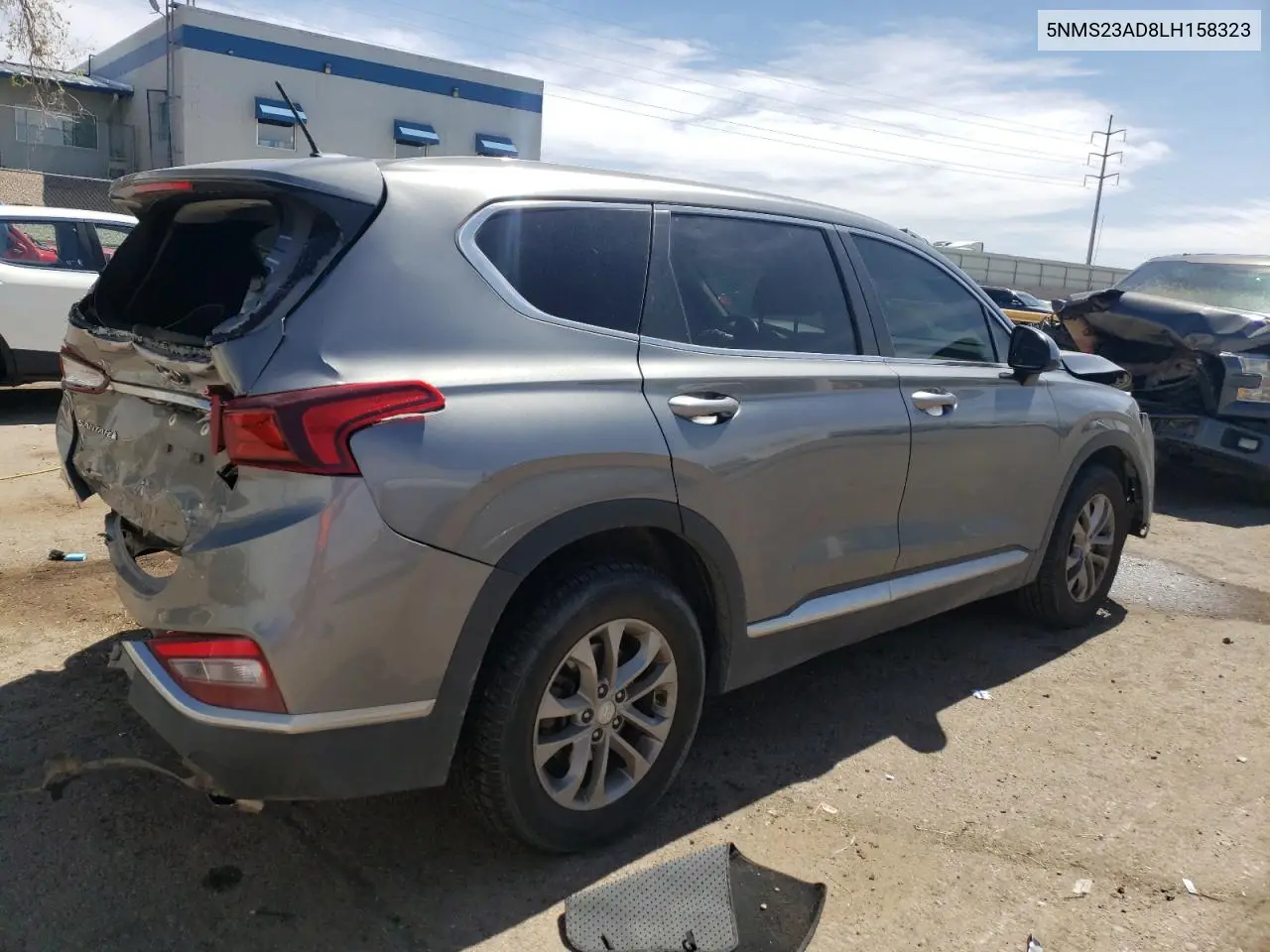 2020 Hyundai Santa Fe Se VIN: 5NMS23AD8LH158323 Lot: 51015725