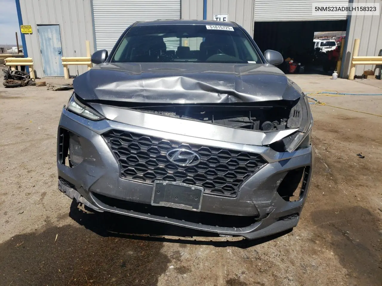 2020 Hyundai Santa Fe Se VIN: 5NMS23AD8LH158323 Lot: 51015725