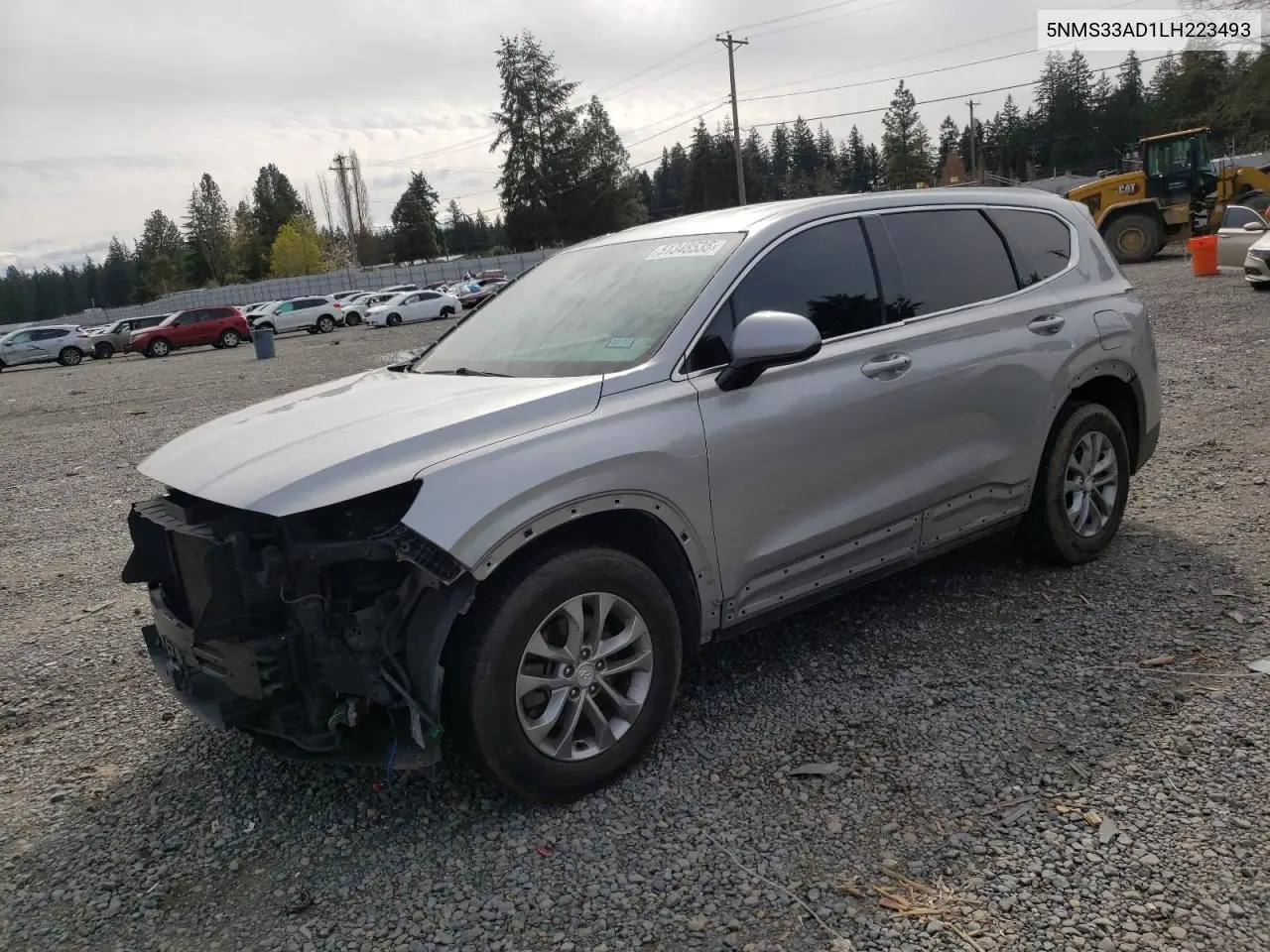 2020 Hyundai Santa Fe Sel VIN: 5NMS33AD1LH223493 Lot: 51348535