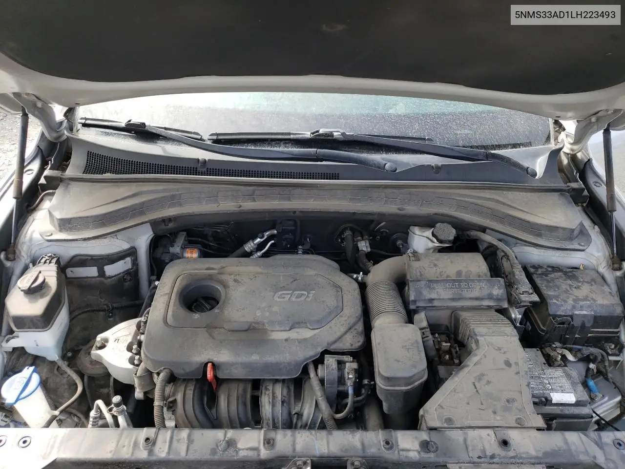 2020 Hyundai Santa Fe Sel VIN: 5NMS33AD1LH223493 Lot: 51348535