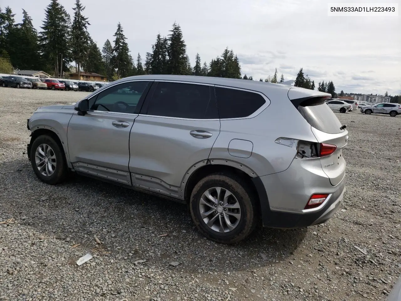 2020 Hyundai Santa Fe Sel VIN: 5NMS33AD1LH223493 Lot: 51348535