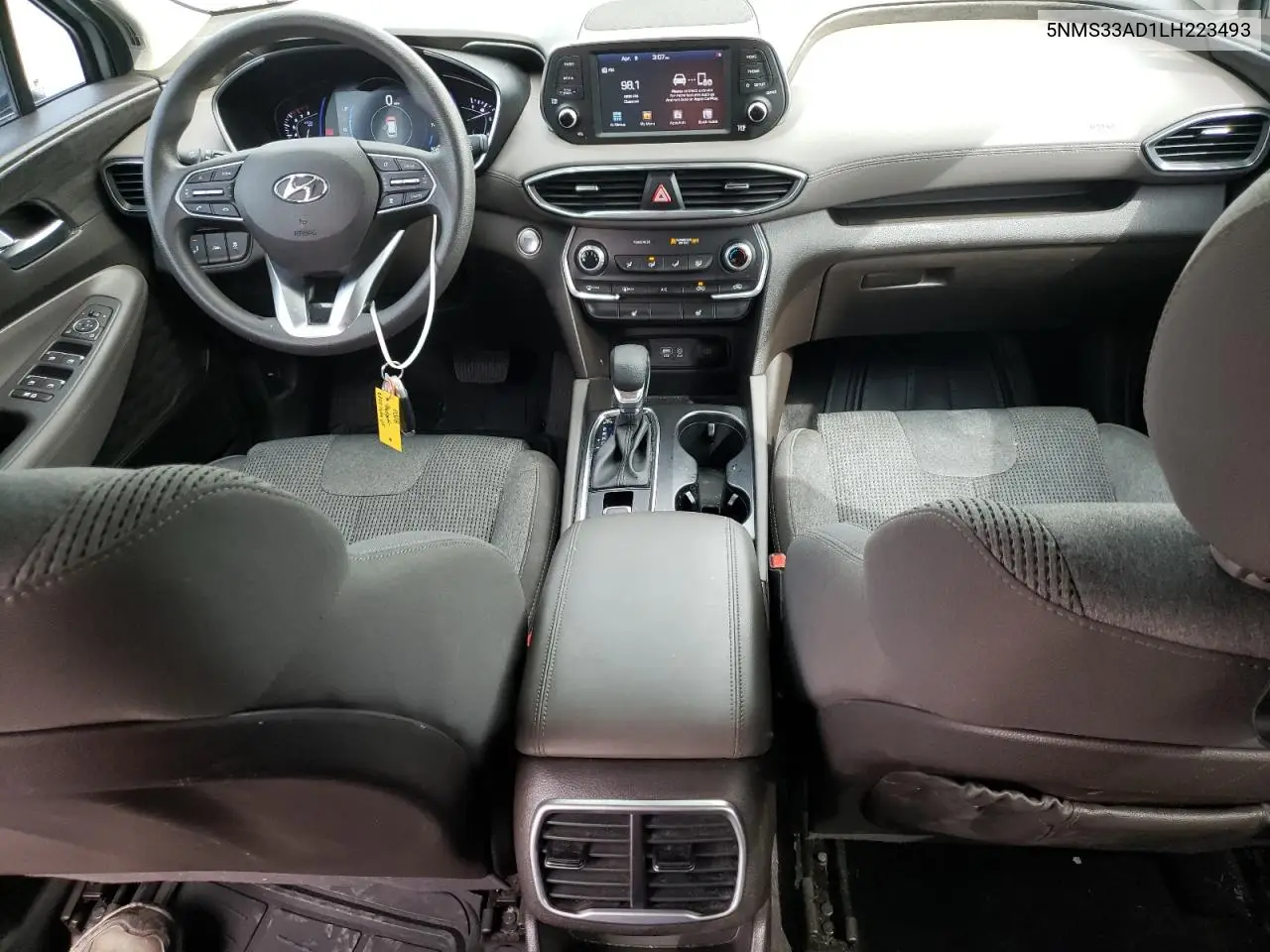 2020 Hyundai Santa Fe Sel VIN: 5NMS33AD1LH223493 Lot: 51348535