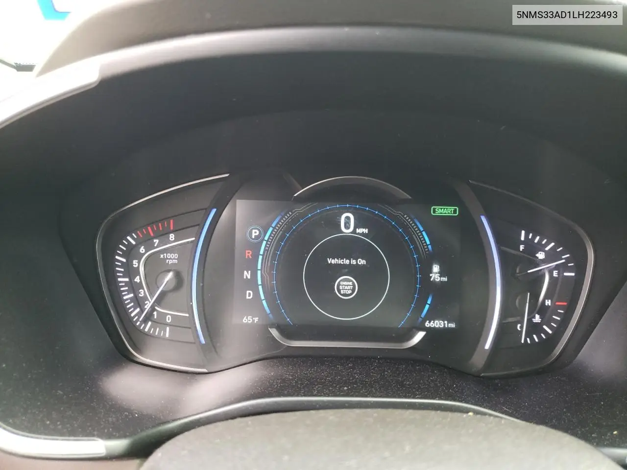 2020 Hyundai Santa Fe Sel VIN: 5NMS33AD1LH223493 Lot: 51348535