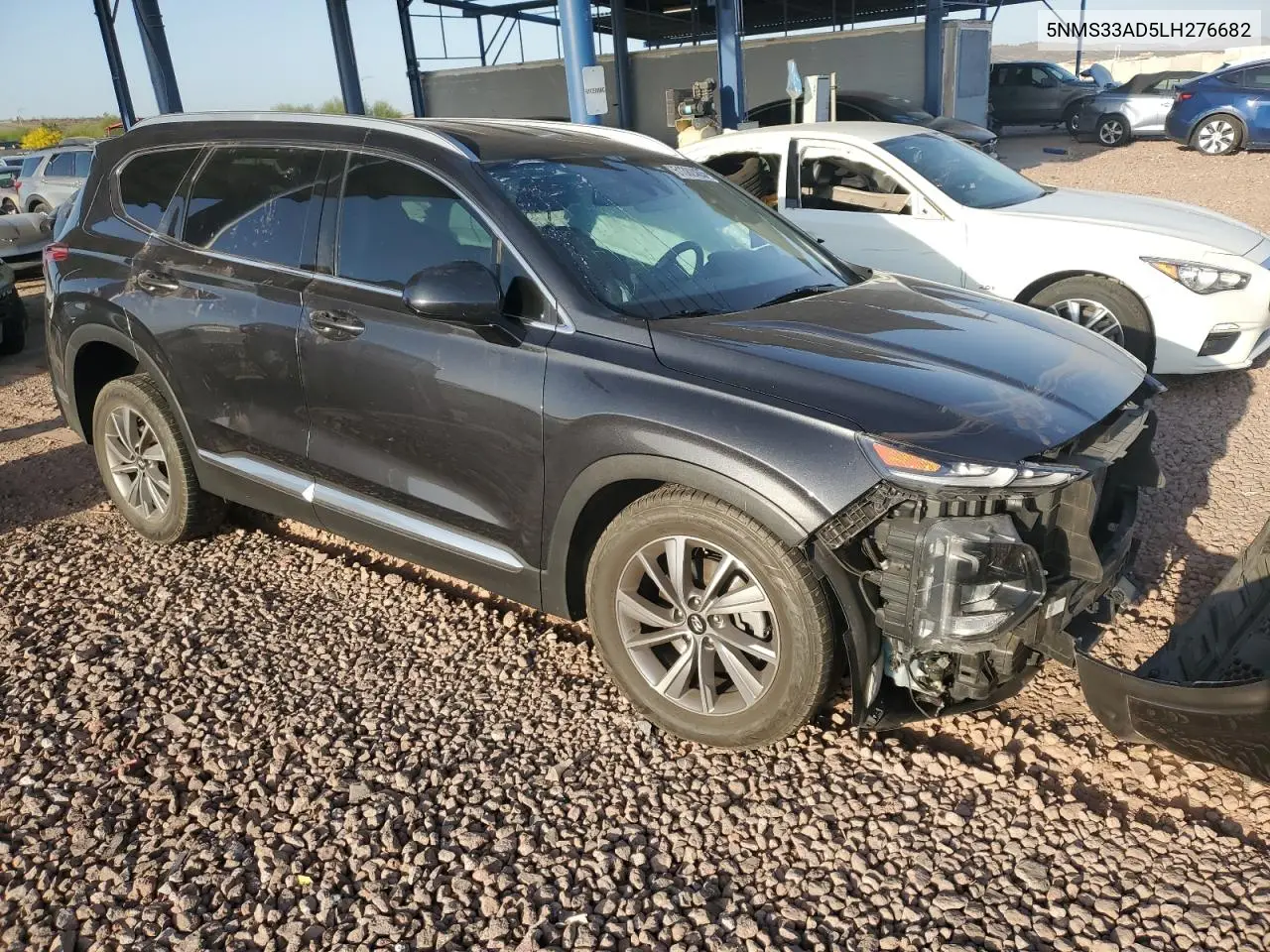 2020 Hyundai Santa Fe Sel VIN: 5NMS33AD5LH276682 Lot: 51382465