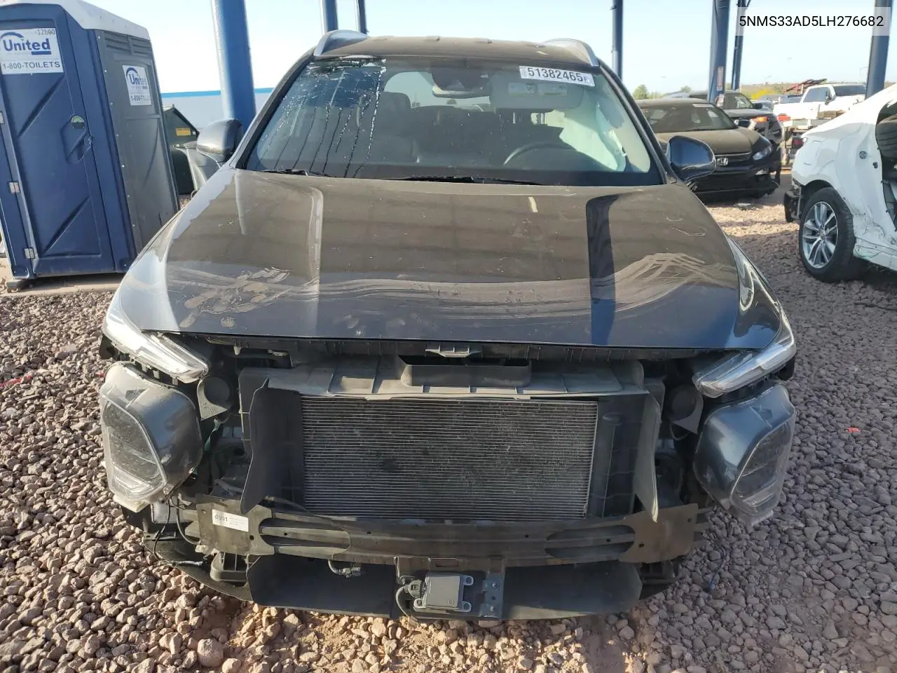 2020 Hyundai Santa Fe Sel VIN: 5NMS33AD5LH276682 Lot: 51382465