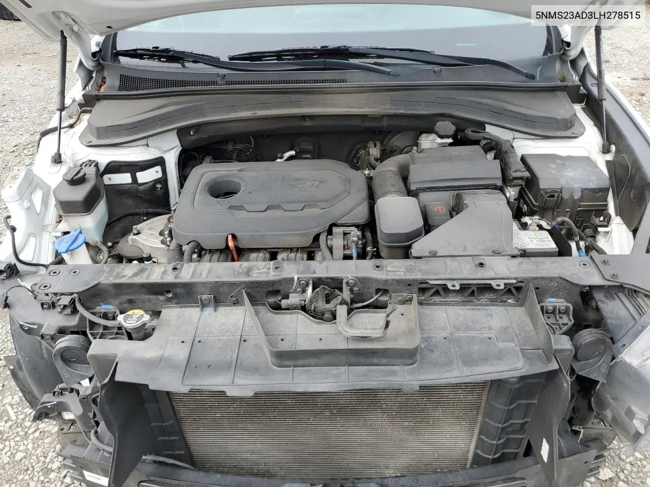 2020 Hyundai Santa Fe Se VIN: 5NMS23AD3LH278515 Lot: 52537445